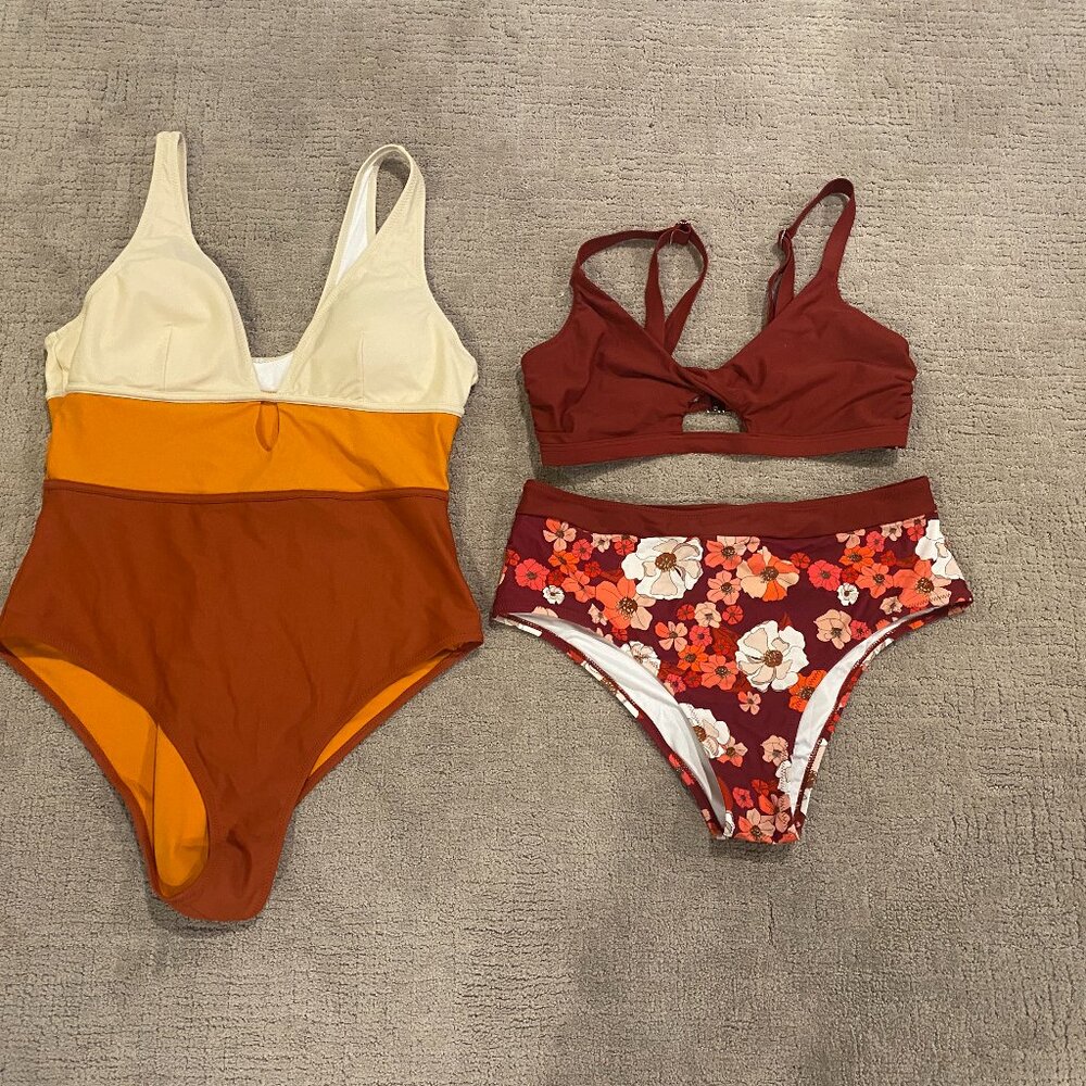 2 Swimsuits - Bikini and one piece